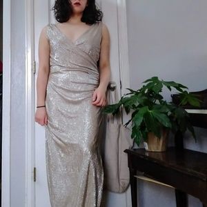 Ralph Lauren evening gown maxi prom dress